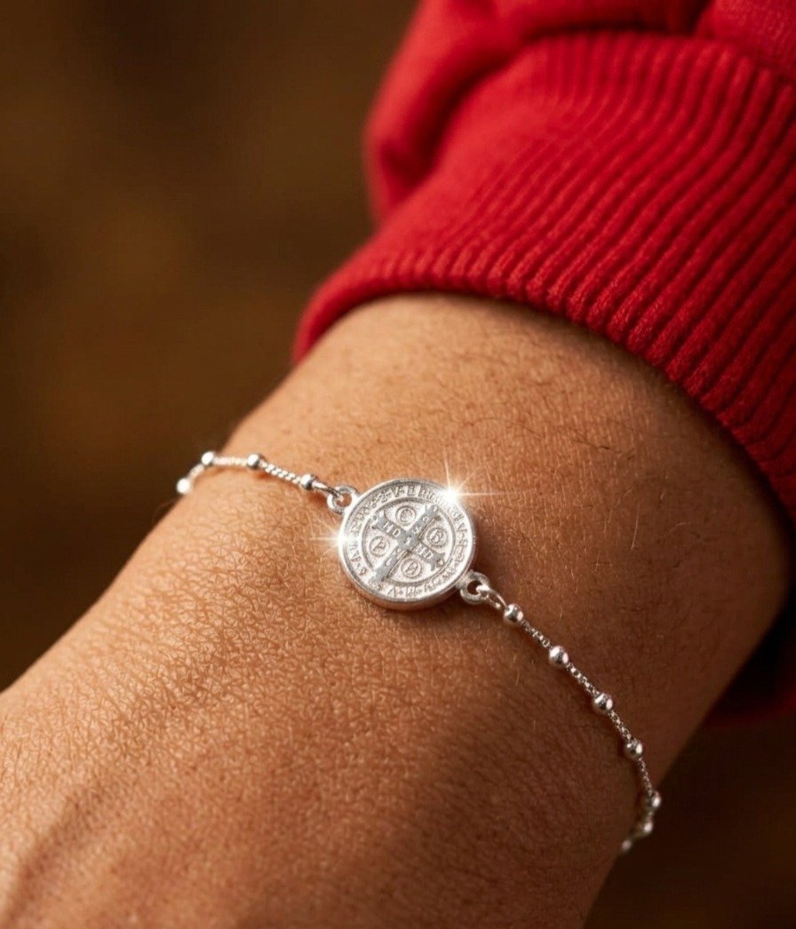 PULSERA SAN BENITO 17+3cm CP-P