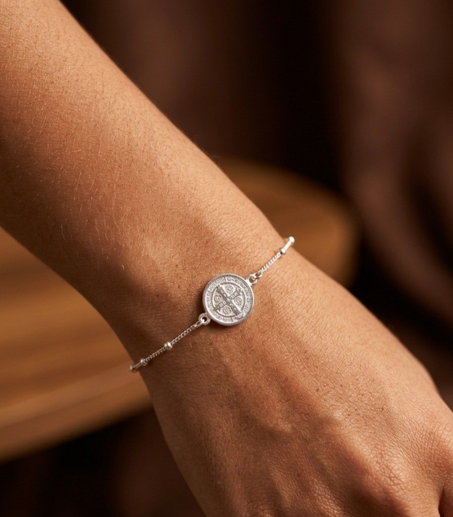PULSERA SAN BENITO 17+3cm CP-P