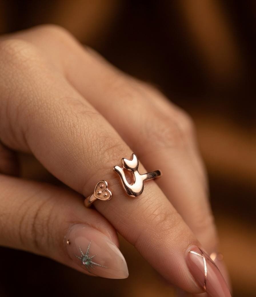 ANILLO GATITO ROSE  REGULABLE C-38B