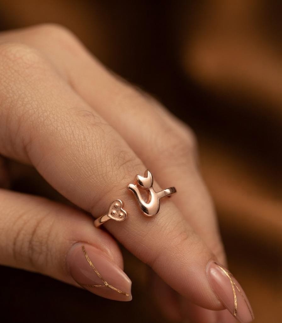 ANILLO GATITO ROSE  REGULABLE C-38B