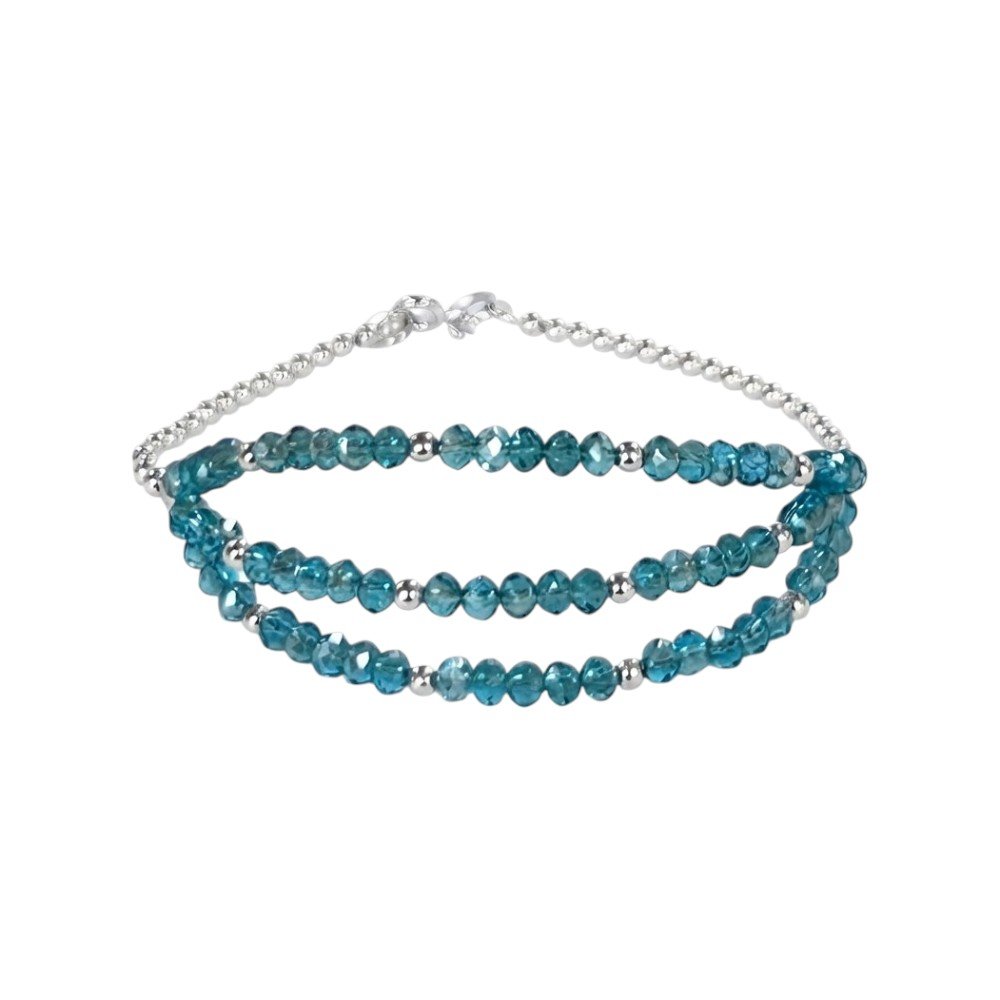 PULSERA TRIPLE CELESTE C-23A