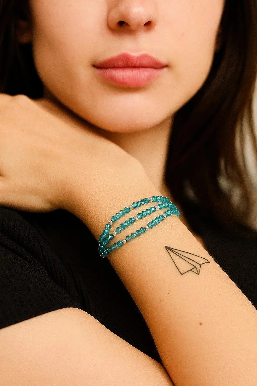 PULSERA TRIPLE CELESTE C-23A
