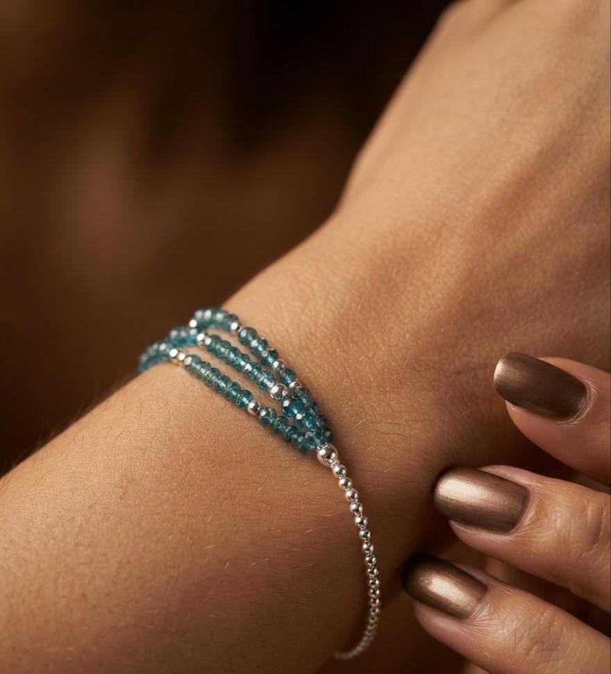 PULSERA TRIPLE CELESTE C-23A
