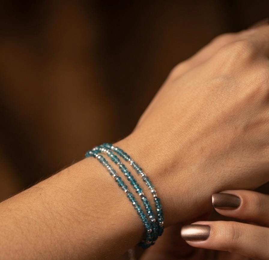 PULSERA TRIPLE CELESTE C-23A