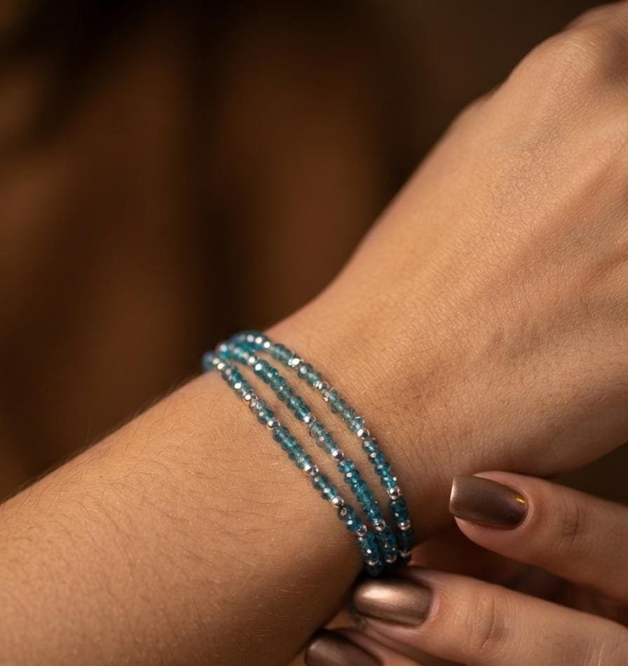 PULSERA TRIPLE CELESTE C-23A