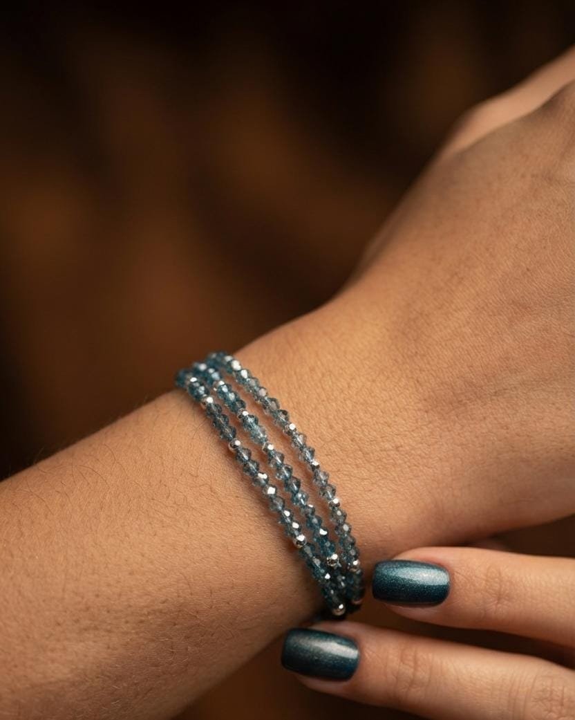 PULSERA TRIPLE CELESTE C-23A