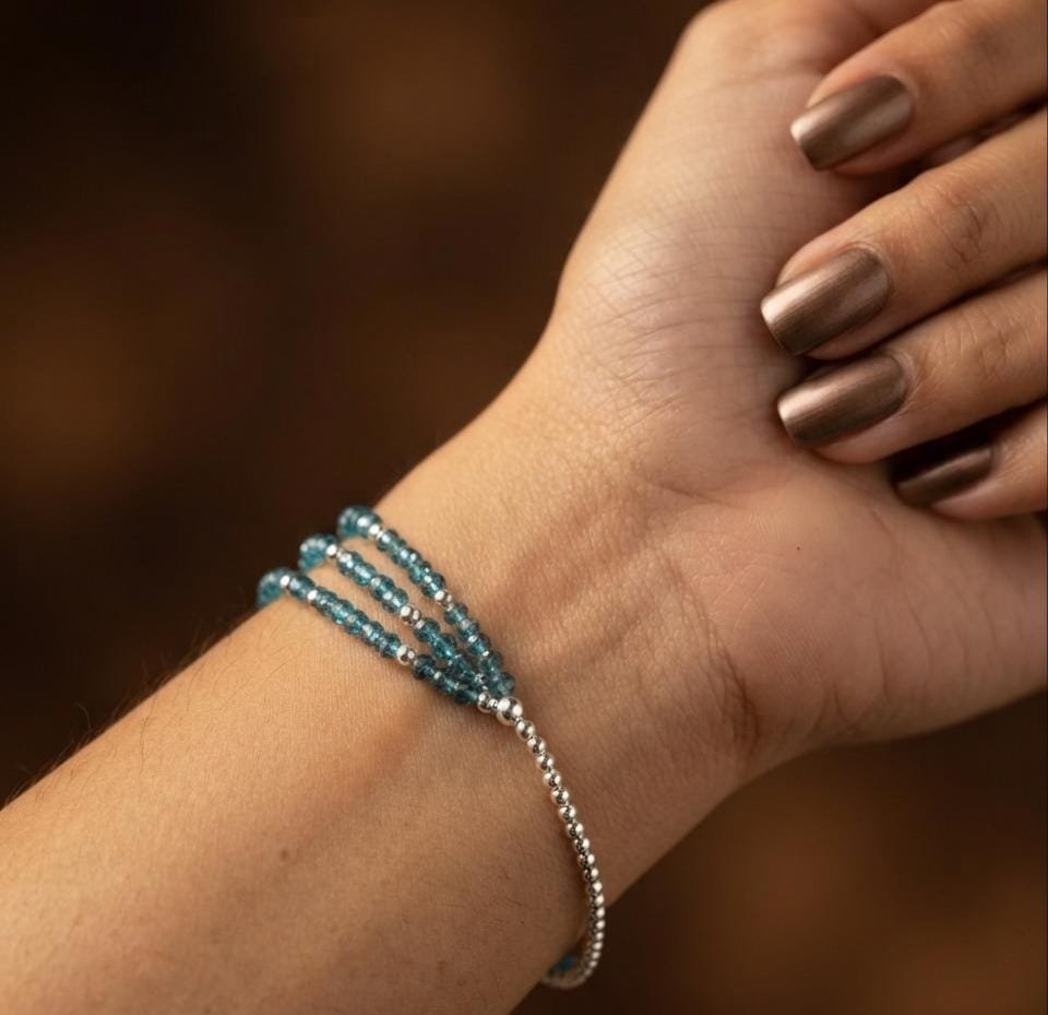 PULSERA TRIPLE CELESTE C-23A