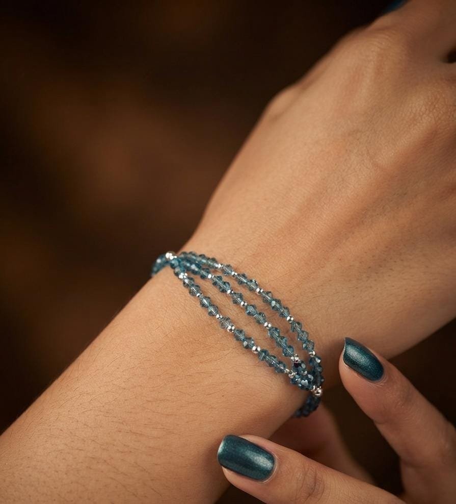 PULSERA TRIPLE CELESTE C-23A