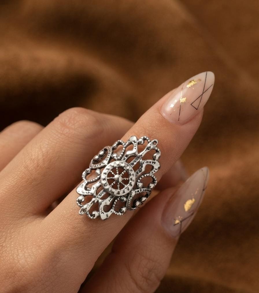 Anillo CALADO LARGO "TALLE UNICO #21" C-5A