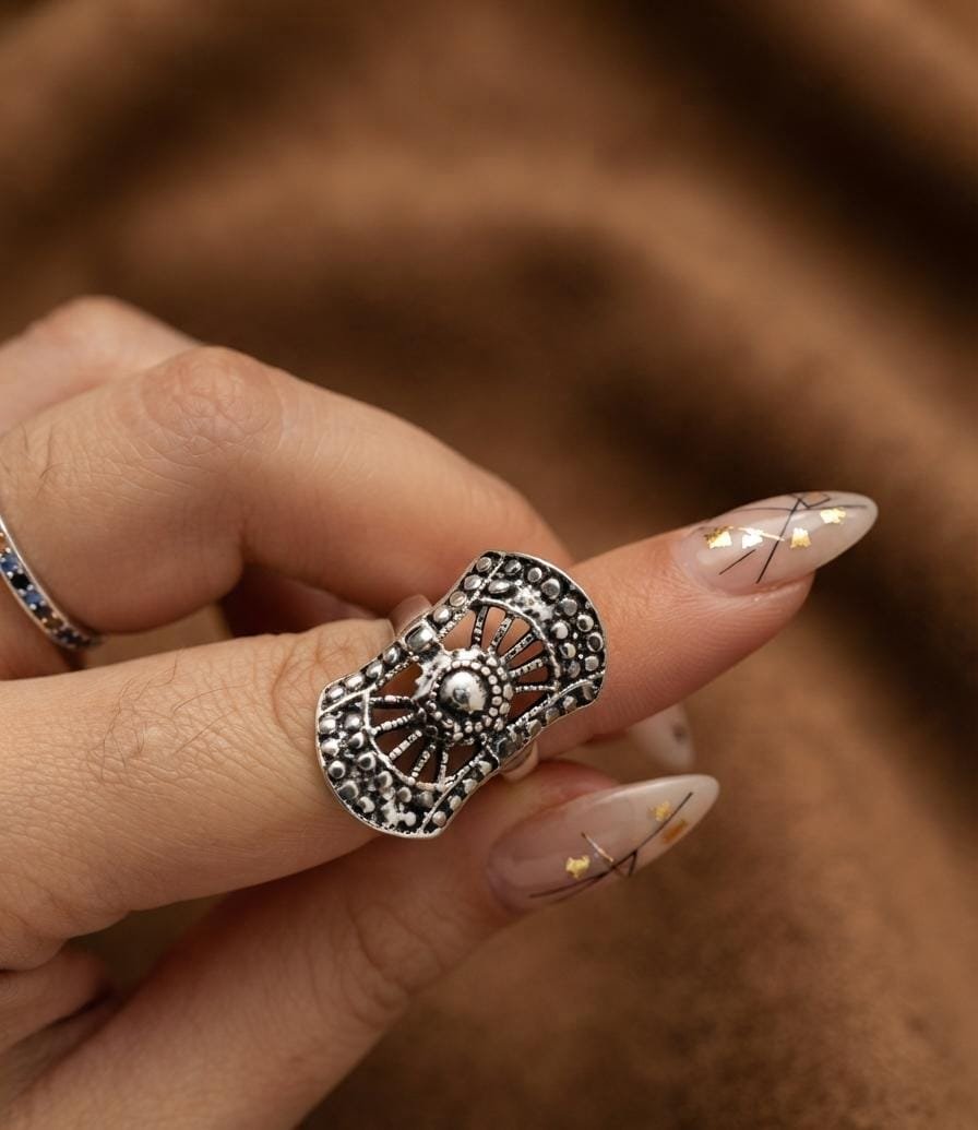 Anillo RECTANGULO CALADO C-5A