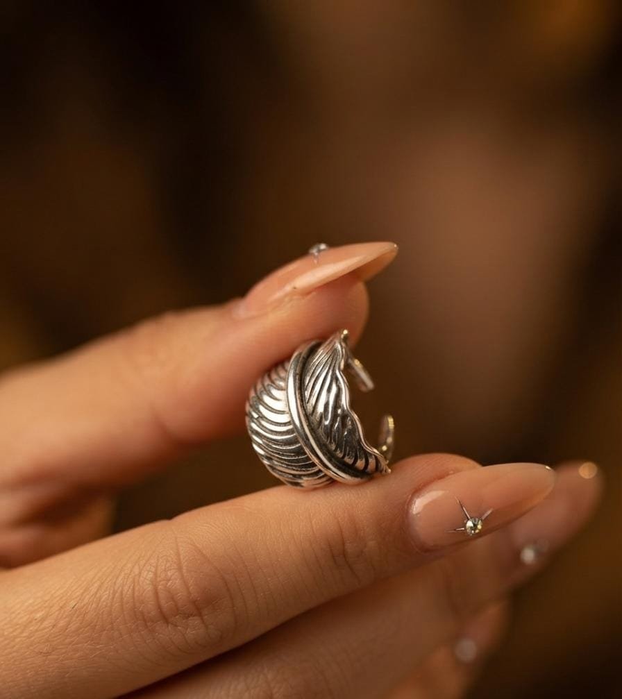 Anillo HOJA "TALLE UNICO #6"  C-5A