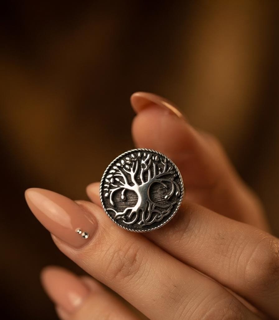 Anillo ARBOL DE LA VIDA "TALLE UNICO #6" C-5A