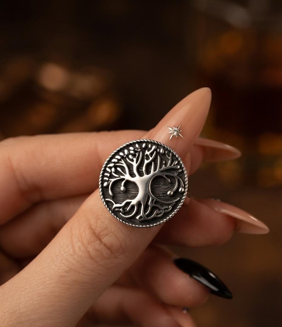 Anillo ARBOL DE LA VIDA "TALLE UNICO #6" C-5A