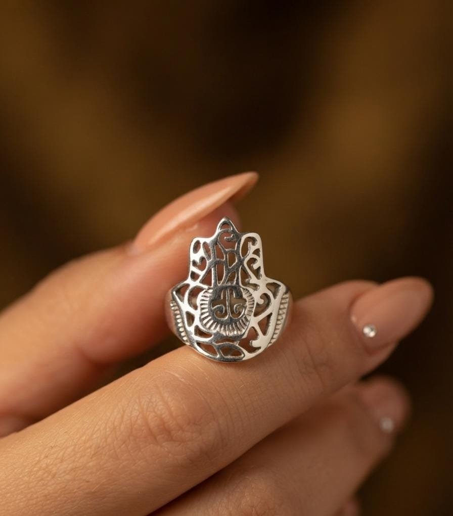 Anillo MANO DE FATIMA "TALLE UNICO #6" C-5A