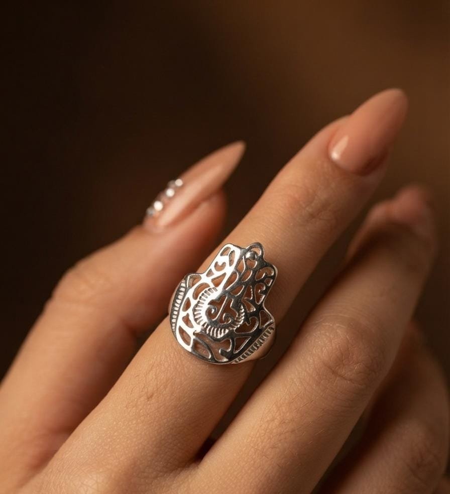 Anillo MANO DE FATIMA "TALLE UNICO #6" C-5A