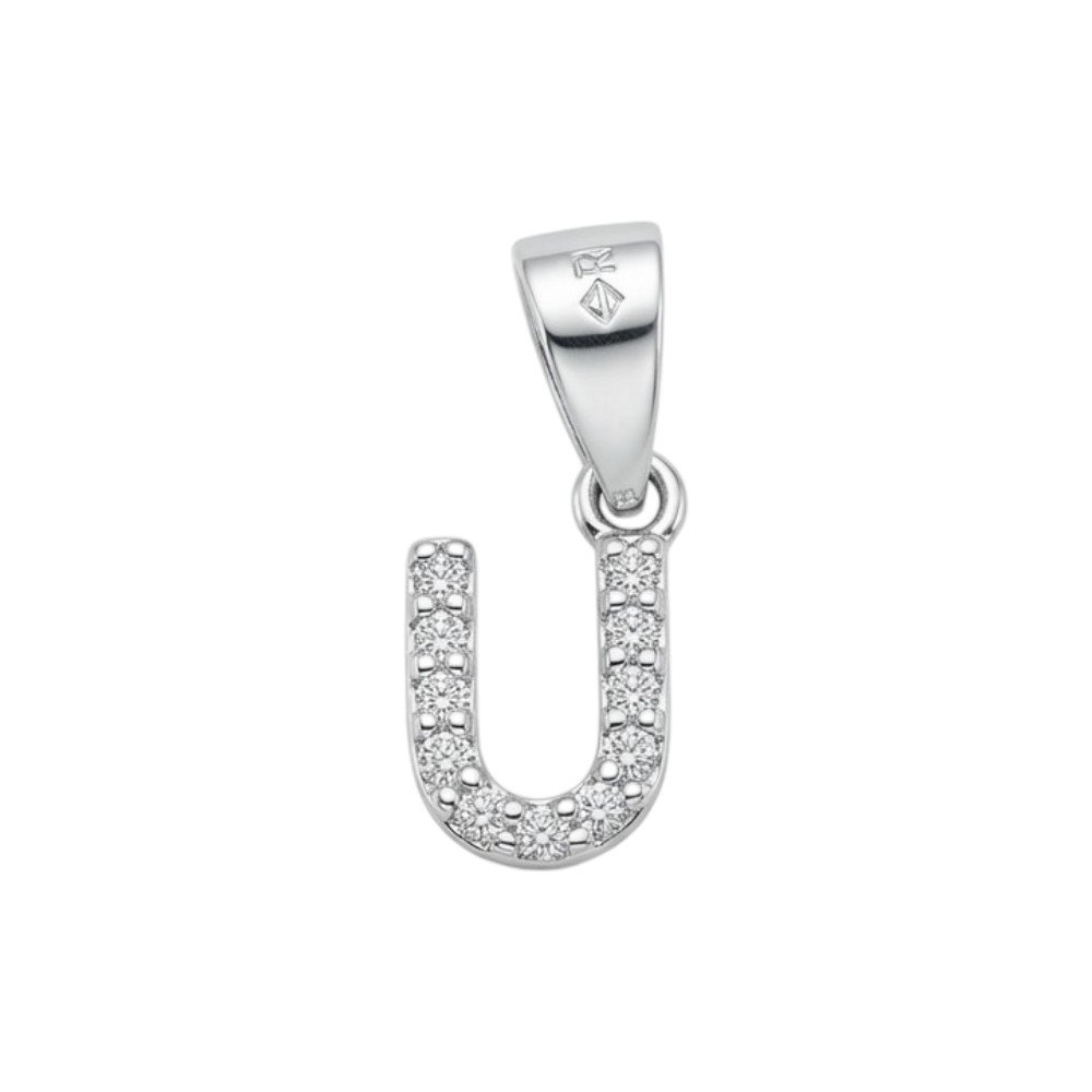 DIJE LETRA CUBICS "U"