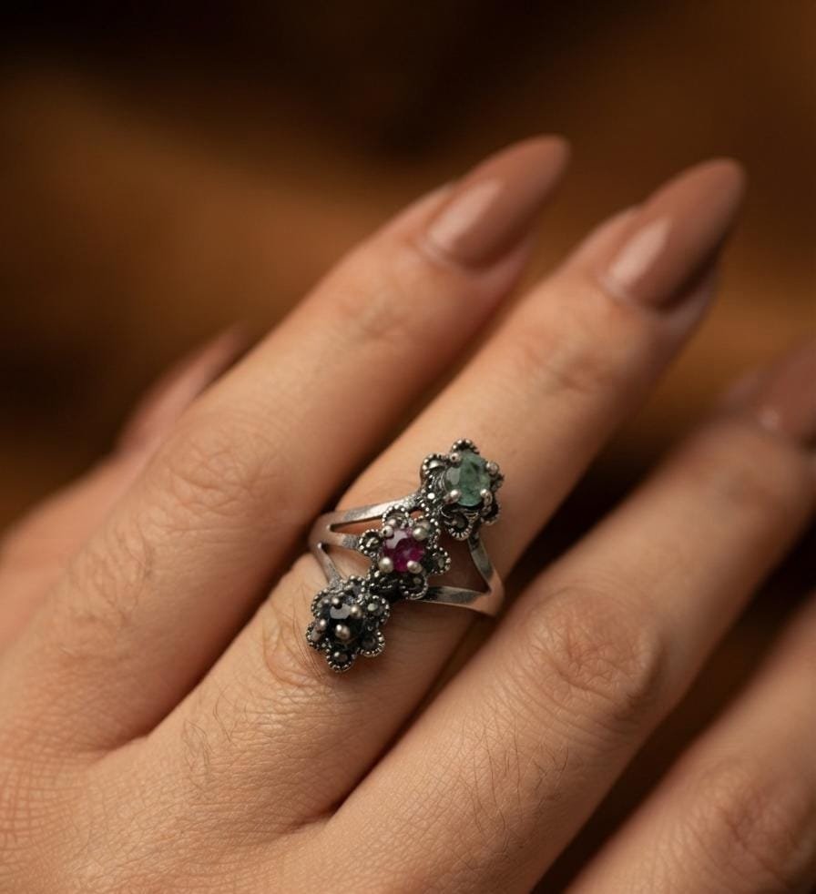 Anillo Piedra raiz C-116C