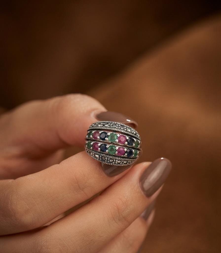 Anillo Piedra raiz C-116C