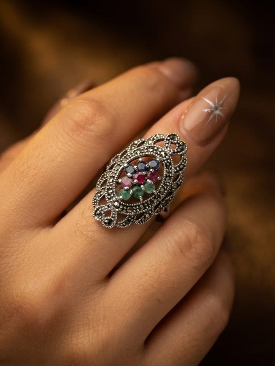 Anillo Piedra raiz C-116C