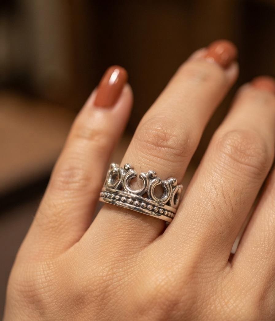 Anillo Corona inflado "TALLE UNICO #6" C-4B