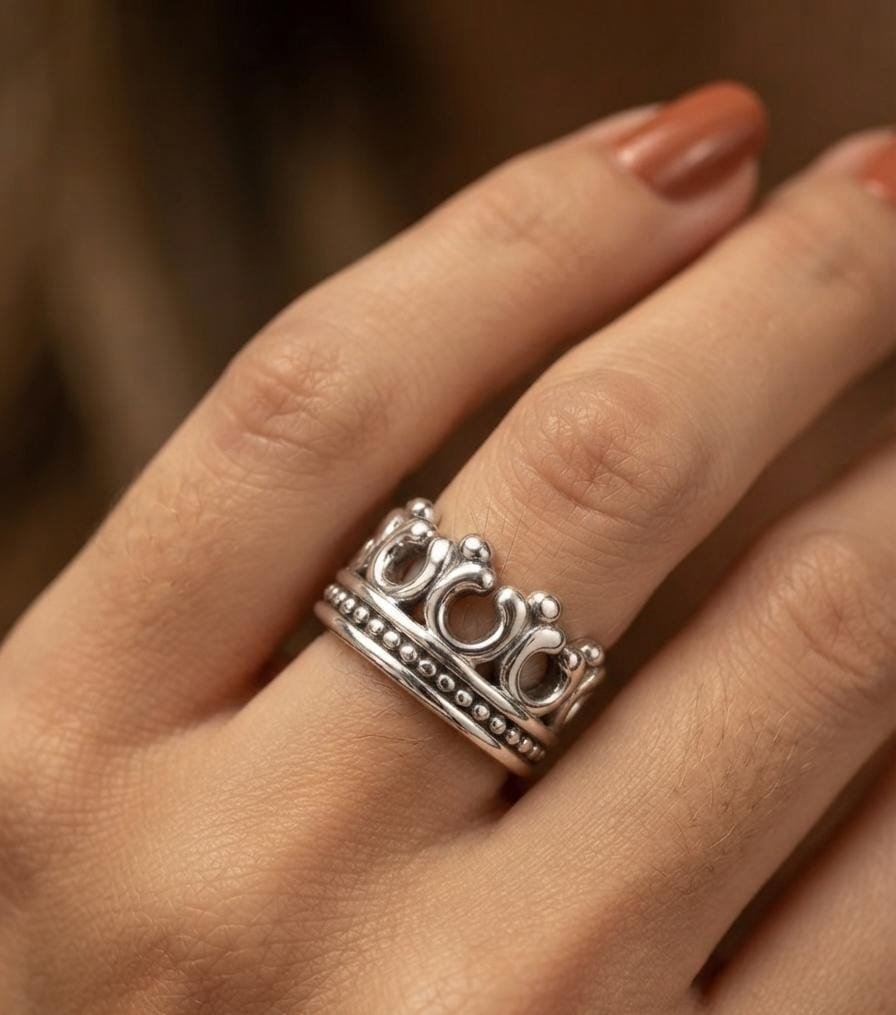Anillo Corona inflado "TALLE UNICO #6" C-4B