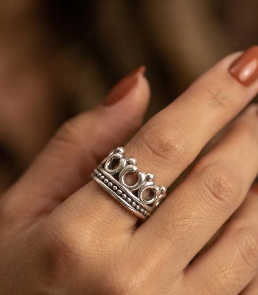 Anillo Corona inflado "TALLE UNICO #6" C-4B
