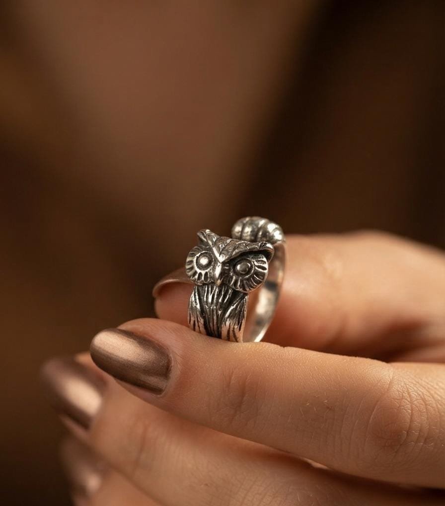 ANILLO BUHO "TALLE UNICO #8" C-102C