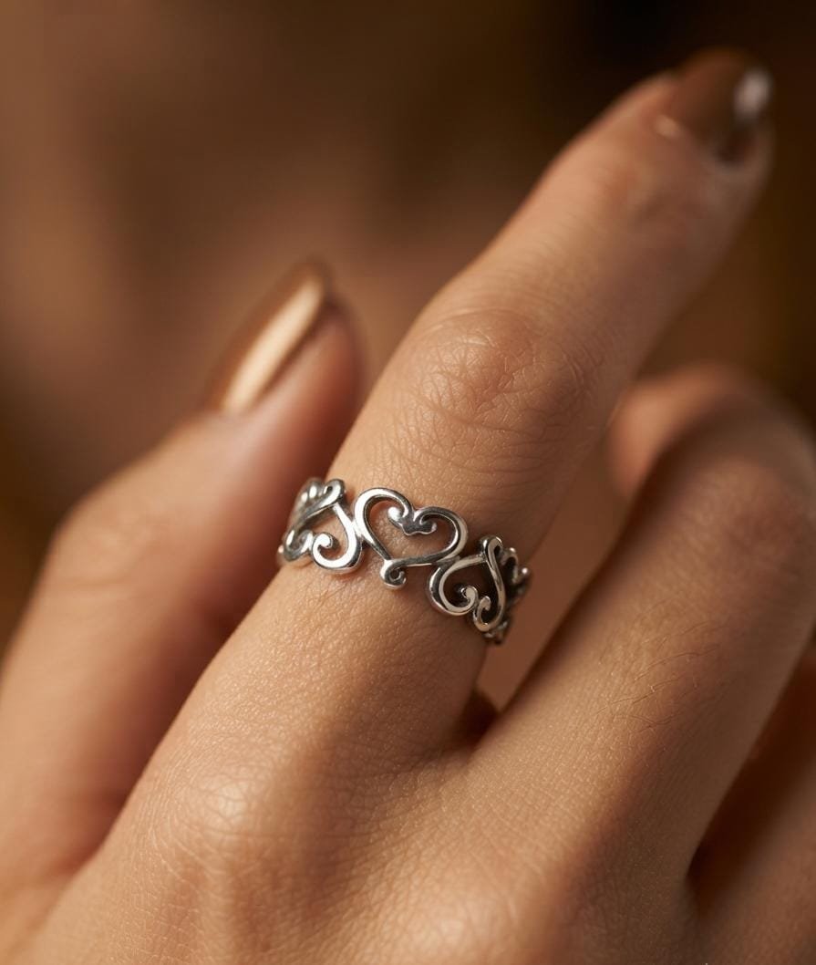 ANILLO CORANCITOS "TALLE UNICO #5" C-102C