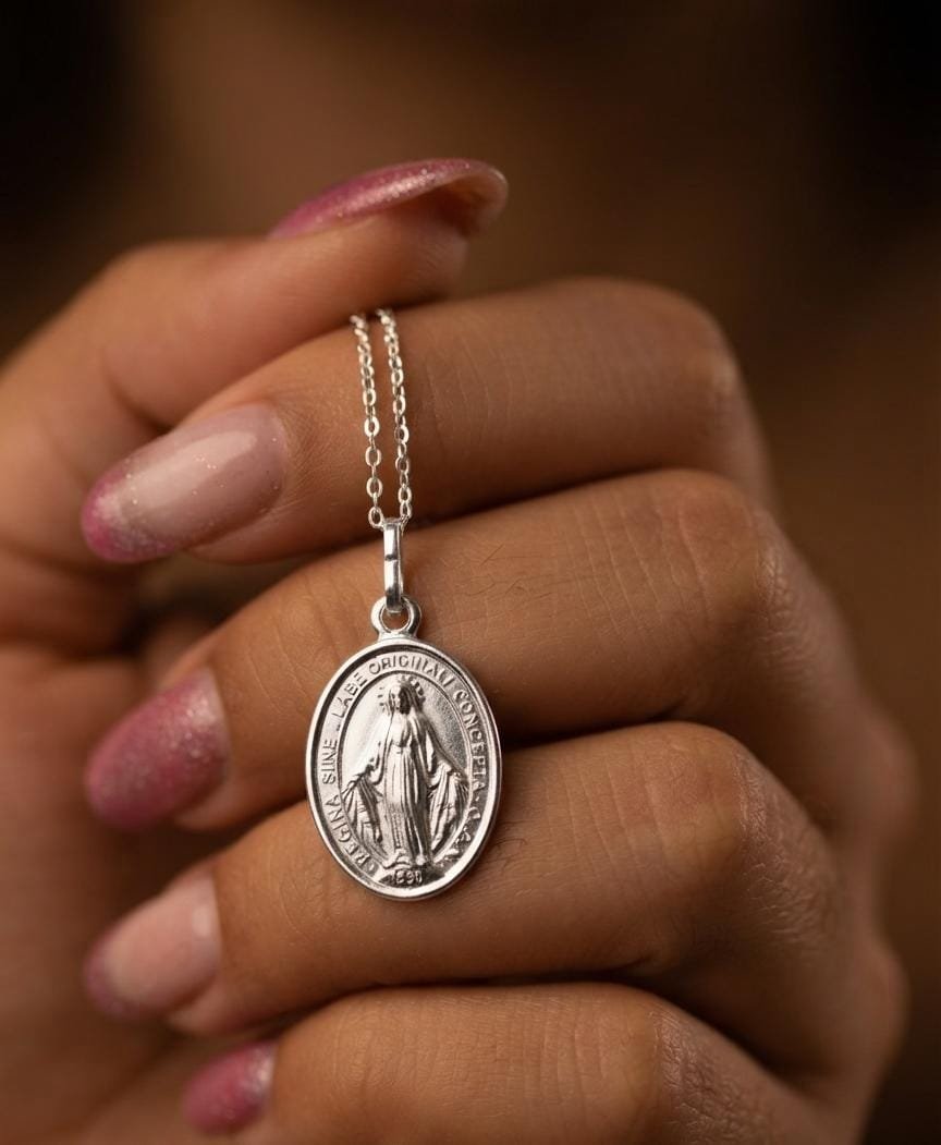 DIJE RELIGIOSO VIRGEN MARIA 10x16mm