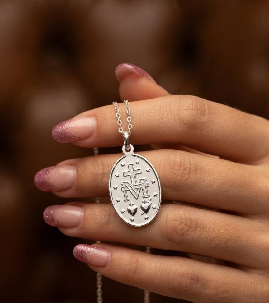 DIJE RELIGIOSO VIRGEN MARIA 10x16mm