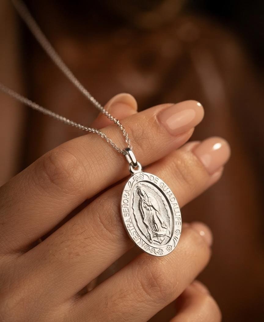 DIJE RELIGIOSO VIRGEN GUADALUPE 24x16mm