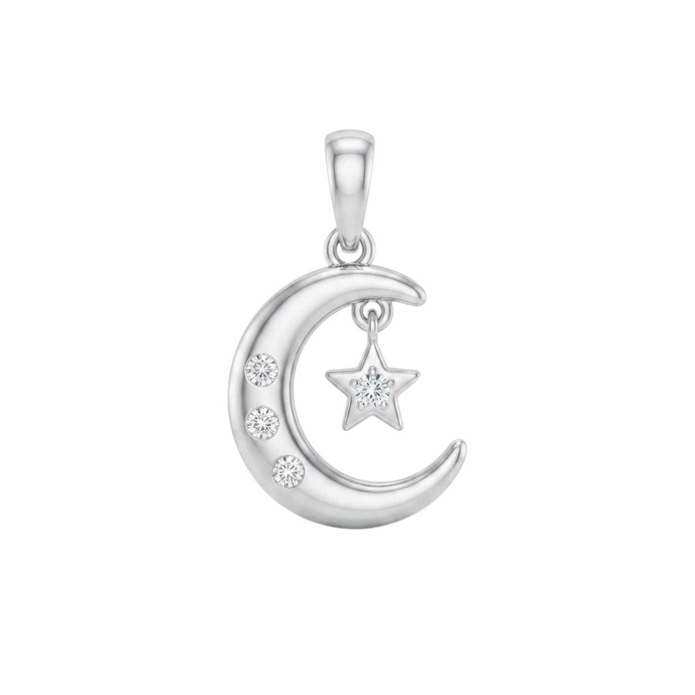 DIJE LUNA CON ESTRELLA CD-D