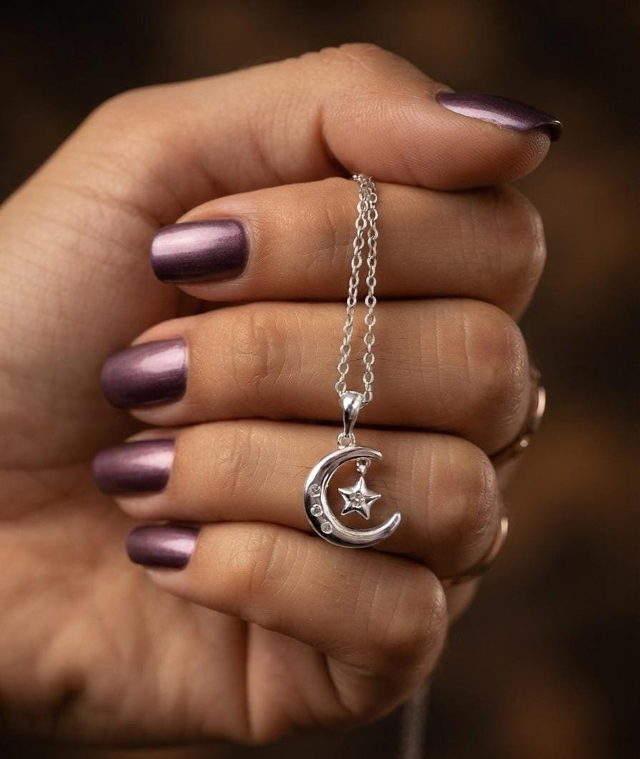 DIJE LUNA CON ESTRELLA CD-D
