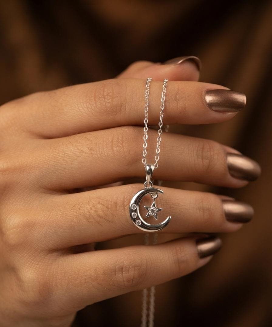 DIJE LUNA CON ESTRELLA CD-D