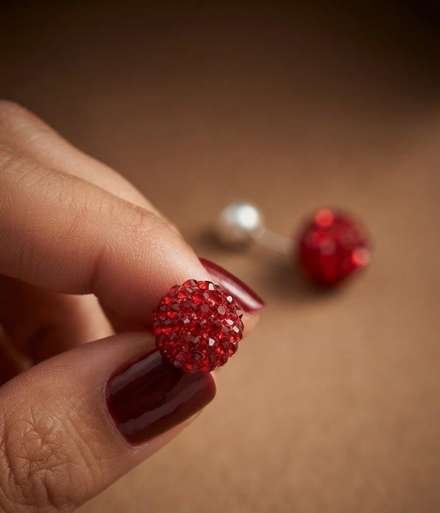 AROS BOLITA DE FUEGO ROJA C-101B