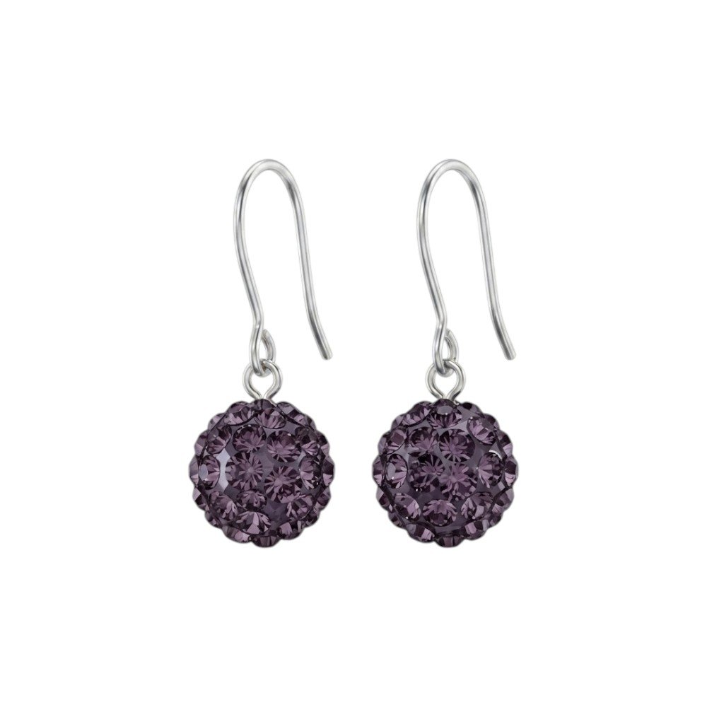 COLGANTE BOLITA DE FUEGO VIOLETA C-101B
