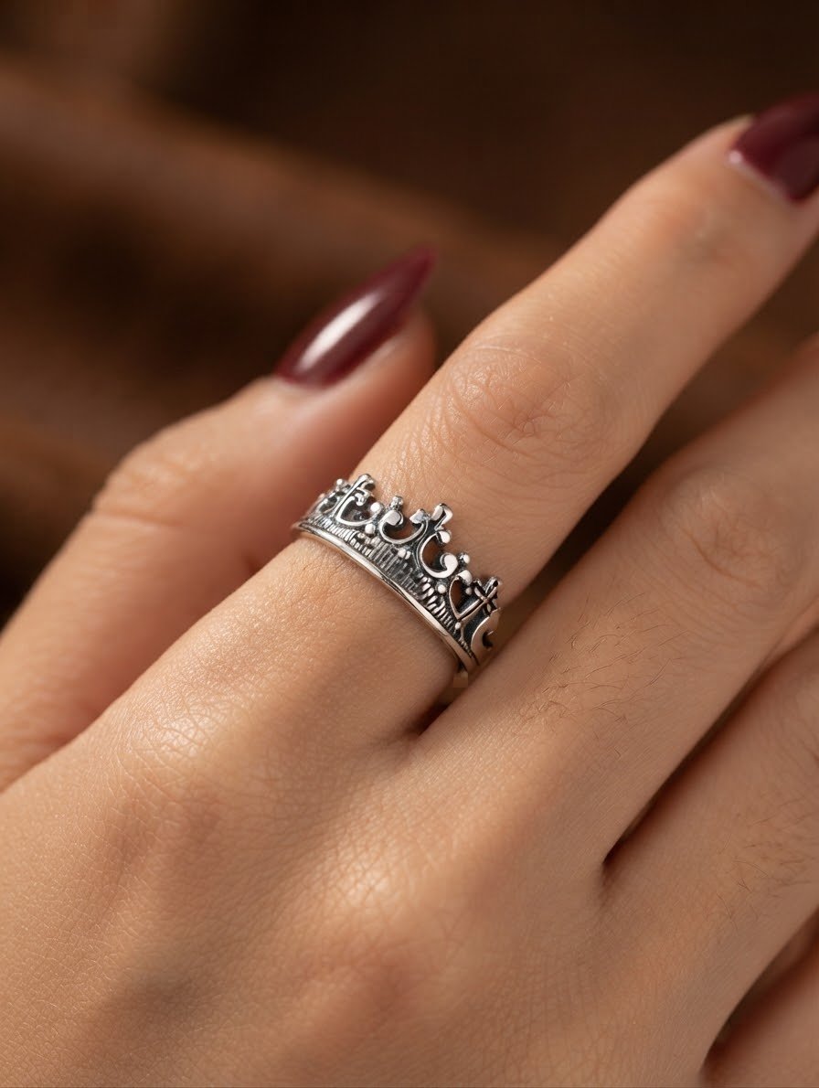 ANILLO CORONA PRINCESA C-102C