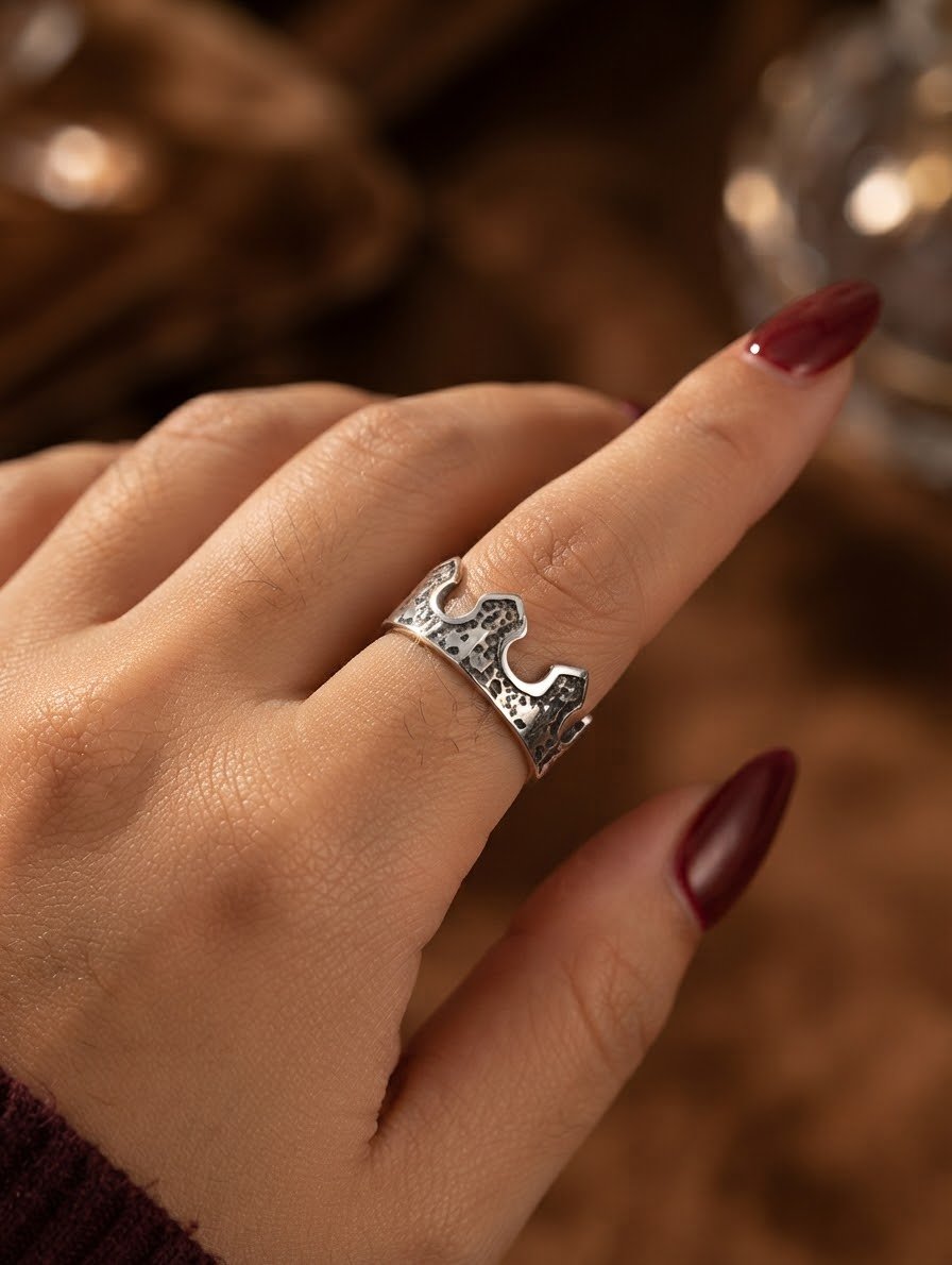 ANILLO CORONA REINA C-102B
