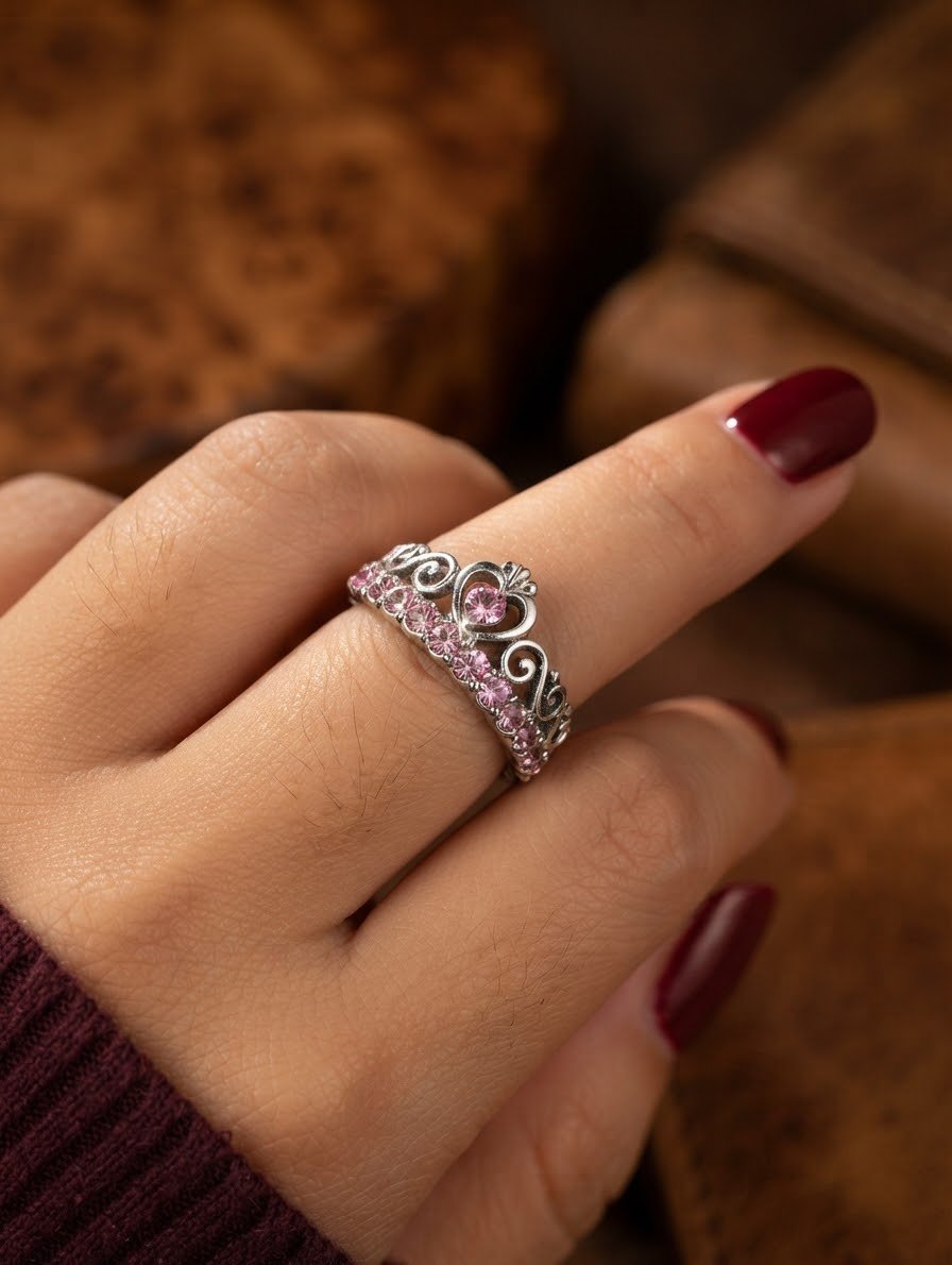 ANILLO CORAZON  PRINCESA C-102B