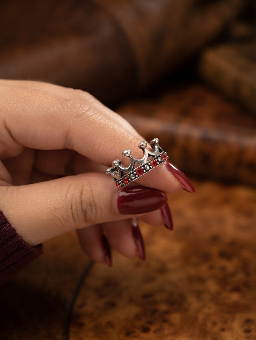 ANILLO CORONITA ROJA C-102B
