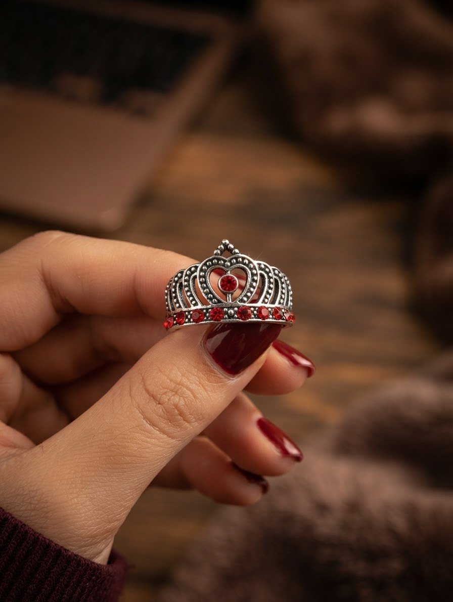 ANILLO TIARA RED C-102B