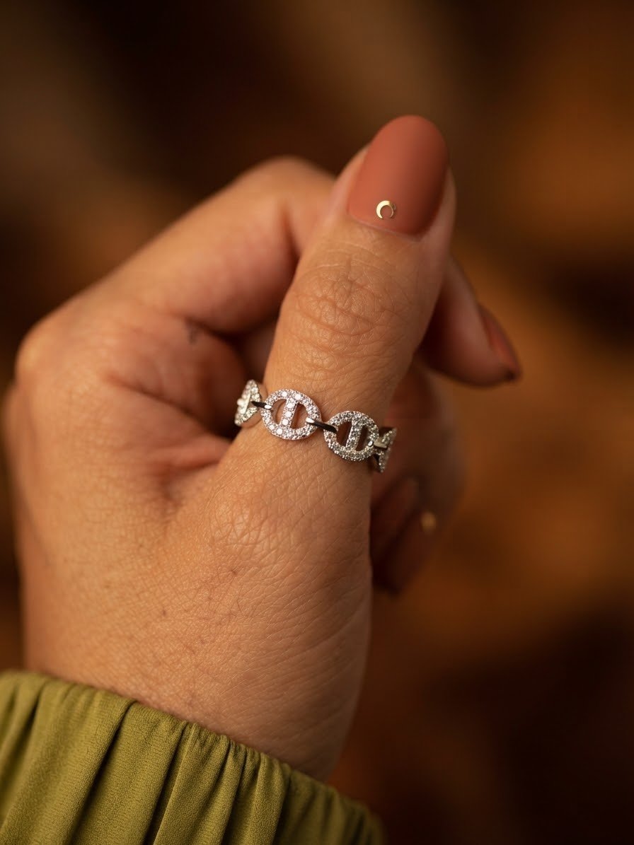 ANILLO ESLABONES BRILLO CP-AN
