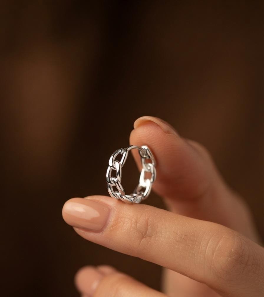 ARGOLLAS ESLABONES ENTRELAZADOS 12mm CP-A