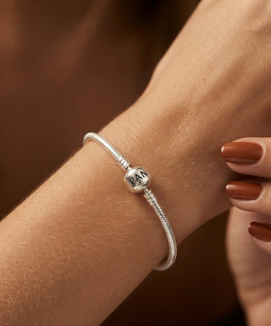 PULSERA CIERRE TAMBOR CON INSCRIPCION 19cm
