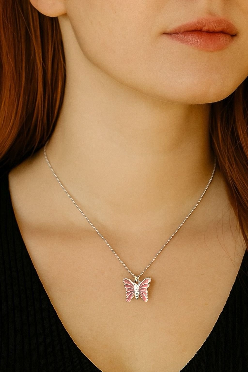 CONJUNTO MARIPOSA ROSA "45cm" C-56C