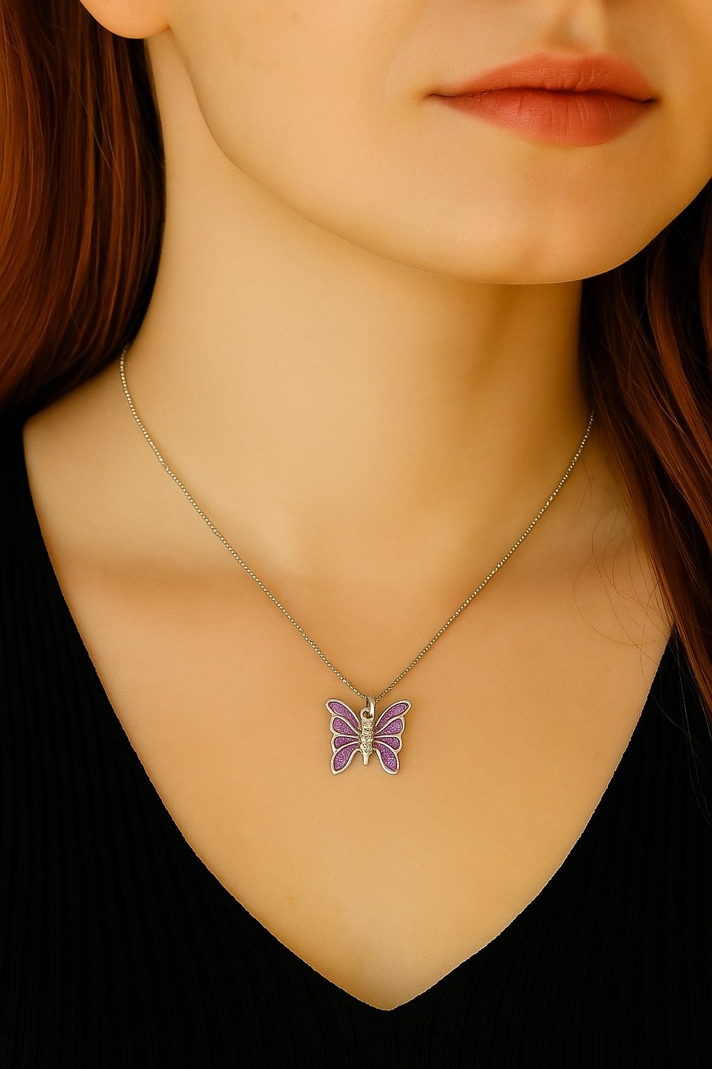 CONJUNTO MARIPOSA LILA "40cm" C-56C